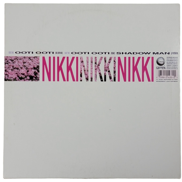Nikki Ooti Ooti Promo Single Vinyl Geffen Records 1989 - Picture 7 of 8